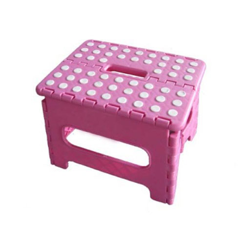 Ka polasetiki Folding Mohato Stool E ea nkeha Nyane Folding Modulasetulo Kantle Ho kampa E-ea hlahisoa Stool